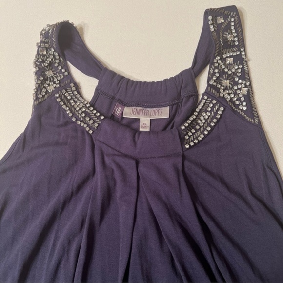 NWT Jennifer Lopez‎ Blue Waters Sequin Dress Style JL11023 $54 🔥 (P) - Picture 2 of 7